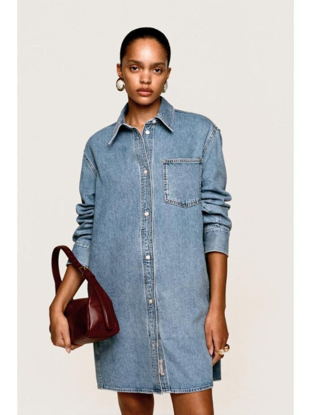 ZARA WILLY CHAVARRIA X ZARA DENIM DRESS - Picture 2 of 6